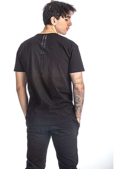 Paco & Co Men's Short Sleeve T-shirt Black