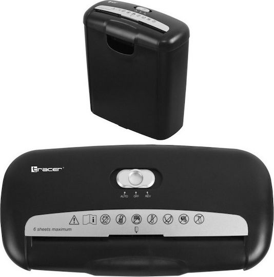 Tracer Razor 2 Strip Cut 6-Sheet Paper Shredder