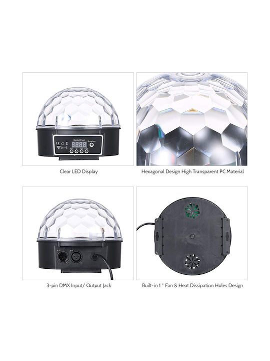 GloboStar Διακοσμητικό Φωτιστικό LED RGB Party Light 17x15x15εκ.