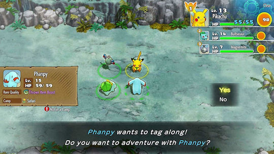 Pokemon Mystery Dungeon Rescue Team DX Превключвател Игра (Употребявана)