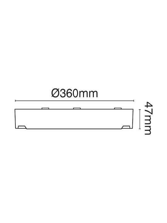VK Lighting Outdoor Ceiling Flush Mount with Integrated LED in Gray Color 75169-330692