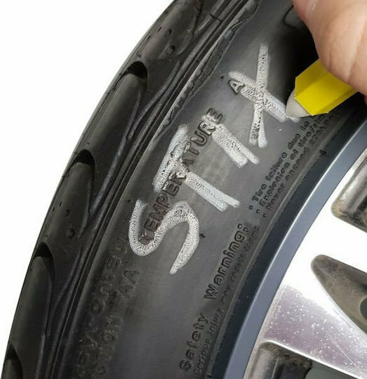 Stix Reifenkreide Reparaturpaste für Autoreifen Weiß Weiß