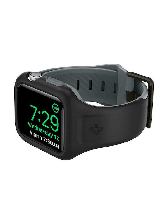 Spigen Liquid Air Pro Silikonhülle in Schwarz Farbe für Apple Watch 40mm