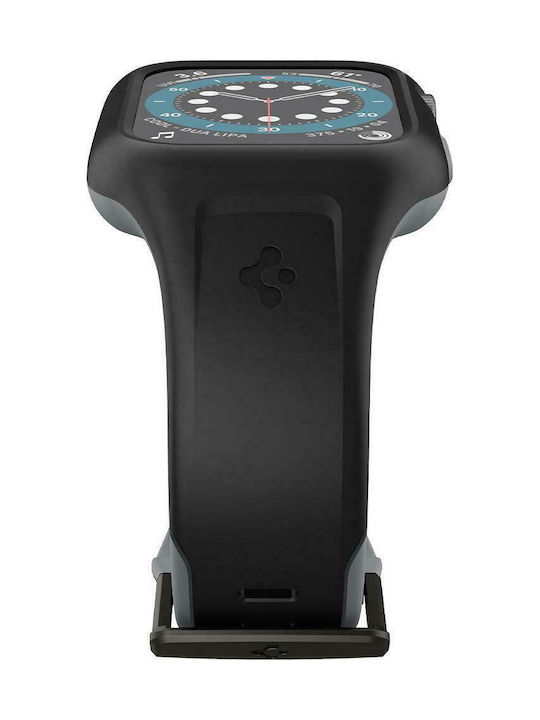 Spigen Liquid Air Pro Silicone Case Black Colour for Apple Watch 44mm