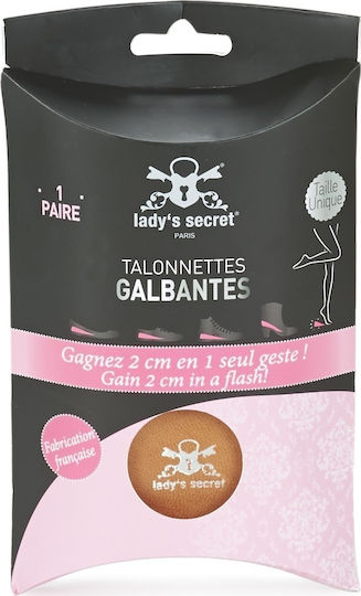 Lady's Secret Talonnette Galbante 2cm Δερμάτινοι Ανατομικοί Πάτοι Παπουτσιών για Γυναίκες 535-15MM 2τμχ