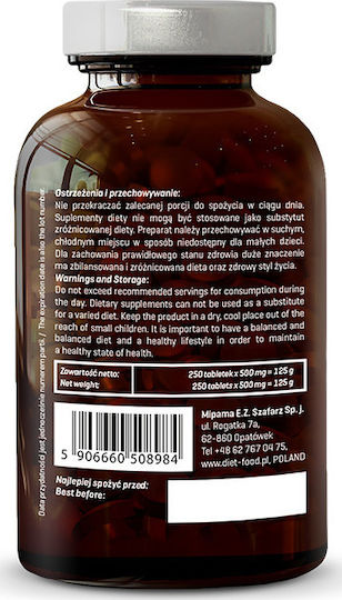 Diet-Food Bio Wheatgrass 490mg 250 κάψουλες