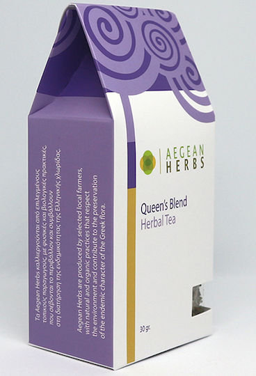 Aegean Herbs Queen's Μείγμα Βοτάνων Βιολογικό Προϊόν 30gr