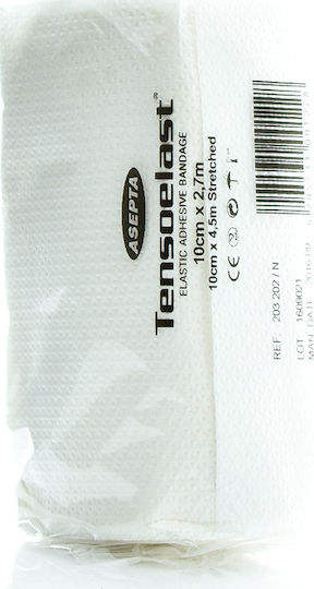 Asepta Tensoelast Elastic Bandaj autoadeziv Bandaj 10cm x 4.5m