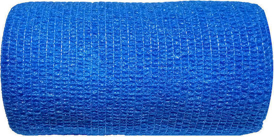 Medicin Elastic Cohesive Bandage 10cm x 4.5m Blue