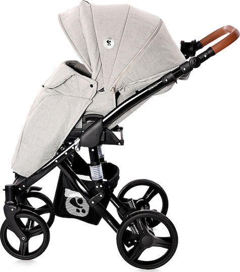 Lorelli Rimini 3 in 1 Reversible 3 in 1 Baby Stroller Suitable for Newborn Forest Steel Gray