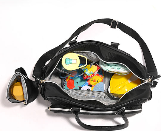 Lorelli Shoulder/Hand Diaper Bag Viola Black 55cm.