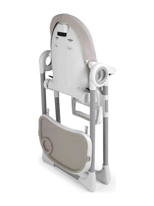 Nukido Belo Foldable Baby Highchair 3 in 1 with Adjustable Height Gray