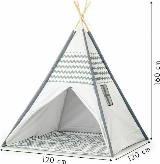Ecotoys Παιδική Σκηνή Ινδιάνικη Γκρι για 3 χρονών και άνω