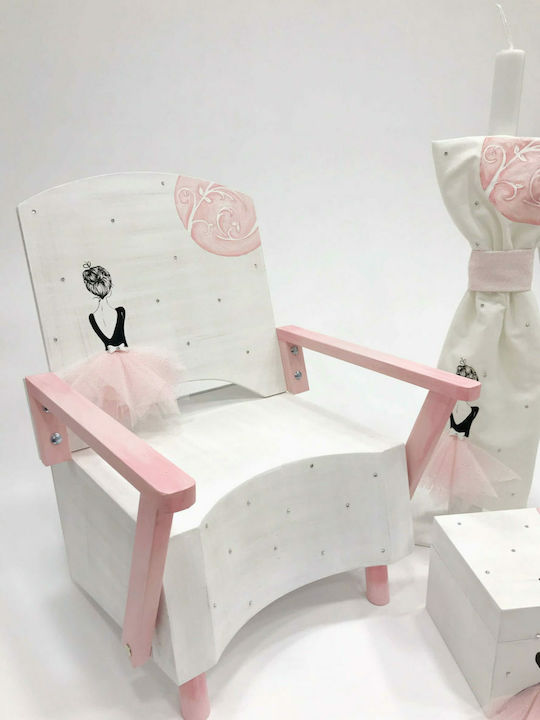 Elena Manakou Baptism Set with Ballerina Theme