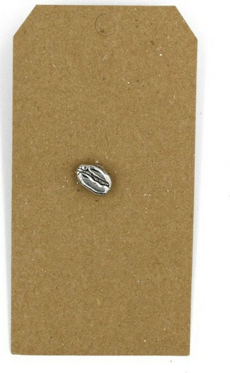 Badge Coffee Bean Silver Barista