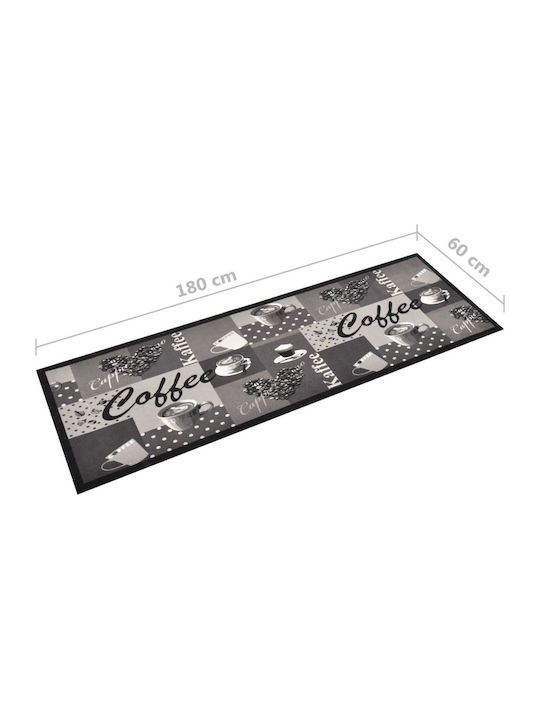 vidaXL Coffee Kitchen Mat Runner with Anti-slip Underlay Blue 60x180εκ.