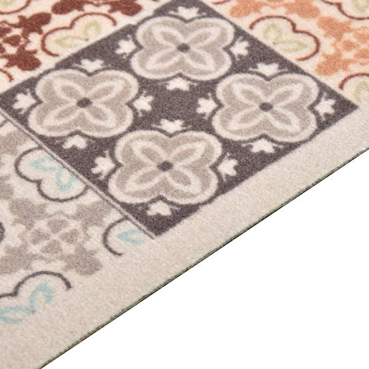 vidaXL Mosaic Kitchen Mat Runner with Anti-slip Underlay Multicolour 60x180εκ.