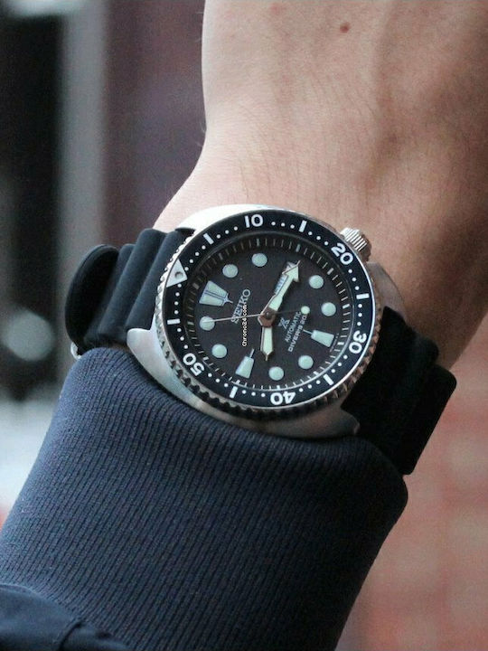 Seiko Prospex Turtle Ρολόι Αυτόματο με Καουτσούκ Λουράκι Seiko Prospex Turtle Ρολόι Αυτόματο με Καουτσούκ Λουράκι