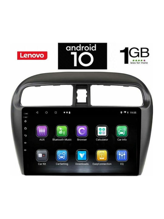 Lenovo Car-Audiosystem für Mitsubishi Raumstern 2013> (Bluetooth/USB/AUX/WiFi/GPS) mit Touchscreen 9" IQ-AN X5850_GPS
