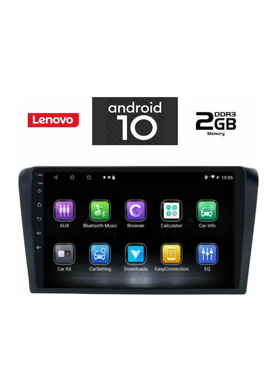 Lenovo Car-Audiosystem für Mazda 3 (Bluetooth/USB/AUX/WiFi/GPS) mit Touchscreen 9" IQ-AN X6832_GPS