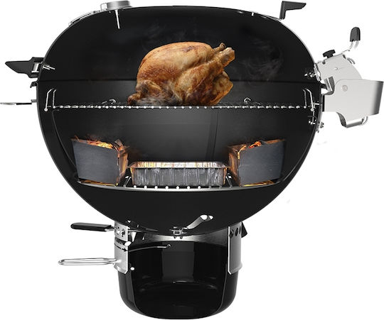Weber Master Touch SE E-5775 Stainless steel Charcoal Grill Kettle with Lid and Thermometer 57cmx57cm