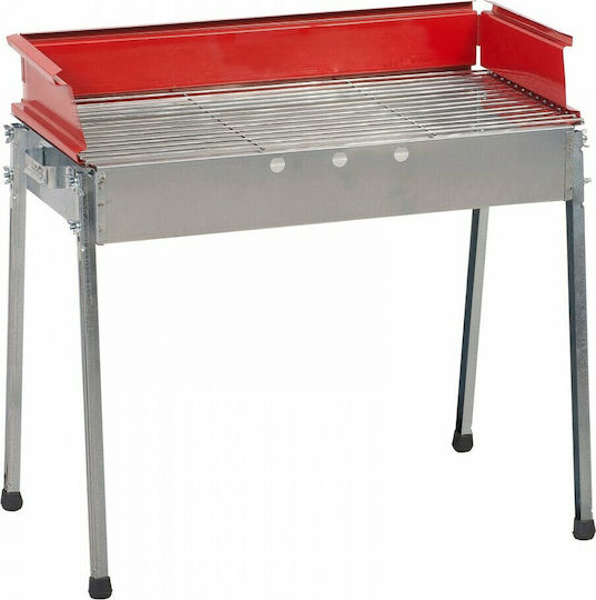 Gekas Metal Γαλβανιζέ Ψησταριά Κάρβουνου 60x30εκ.