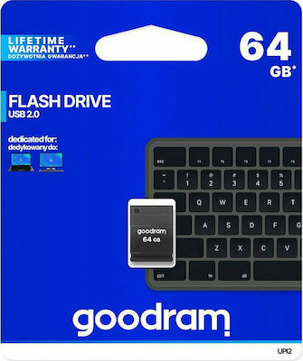 GoodRAM UPI2 64GB USB 2.0 Stick Μαύρο