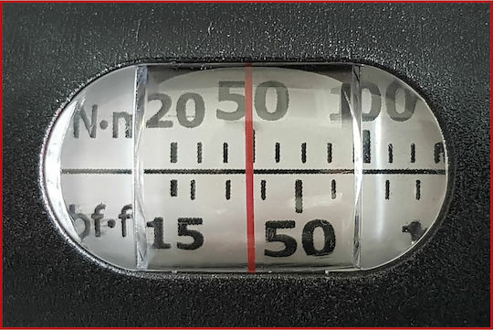 Ks Tools Δυναμόκλειδο Καρέ 1/2" Ροπής 40-200 Nm Δυναμόκλειδο 1/2"