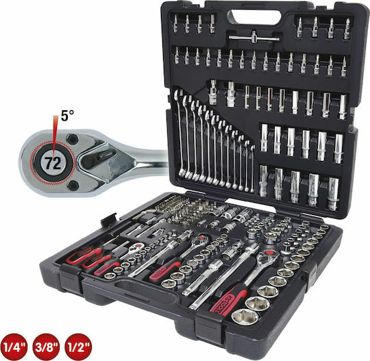 Ks Tools Werkzeugkoffer mit 216 Werkzeugen