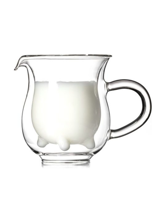 Gadget Master Kuh Becher Glas Transparent 230ml