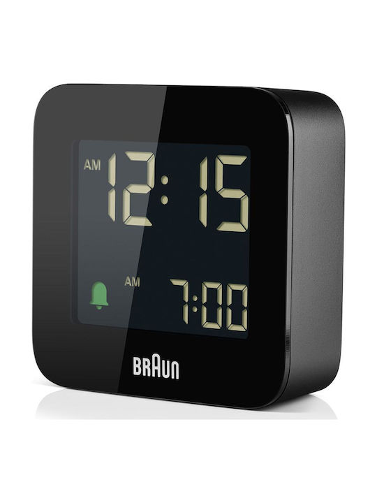 Braun BC08B-DCF Επιτραπέζιο Ψηφιακό Ρολόι με Ξυπνητήρι & Ραδιόφωνο Μαύρο 67015