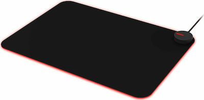 AOC Medium Gaming Mouse Pad with RGB Lighting USB Black 357mm Agon AM700