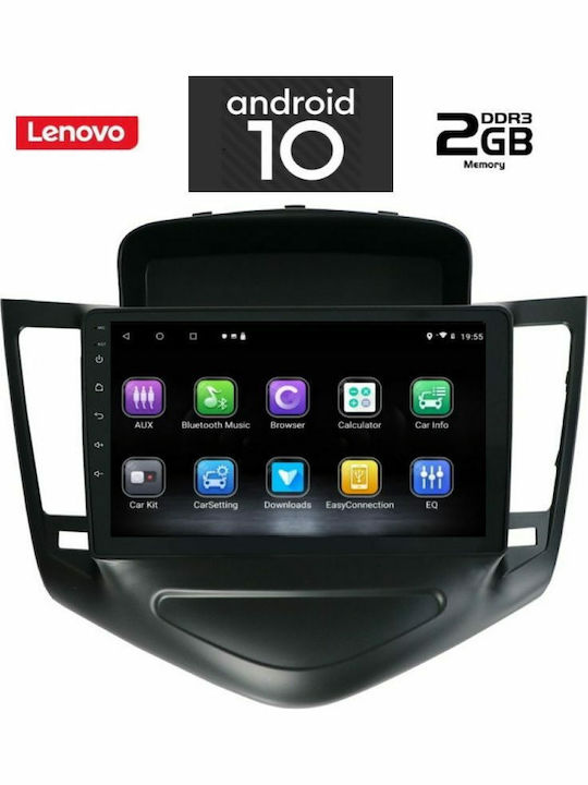 Lenovo Sistem Audio Auto pentru Chevrolet Cruze 2008-2012 (Bluetooth/USB/AUX/WiFi/GPS) cu Ecran Tactil 9" IQ-AN X6725_GPS
