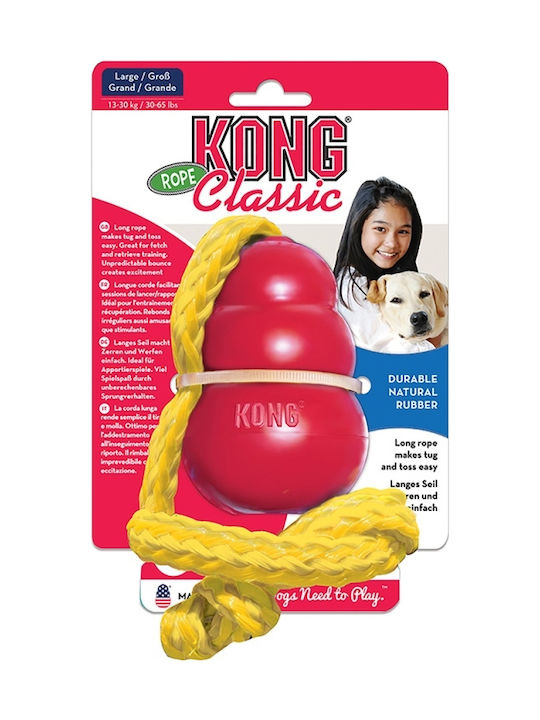 Kong Classic Dog Toy Rope Large Red