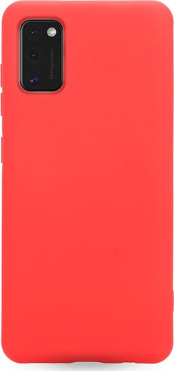 Crong Color Flexible Premium Back Cover Σιλικόνης Κόκκινο (Galaxy A41)