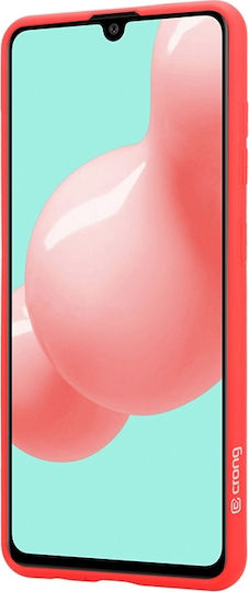 Crong Color Flexible Premium Back Cover Σιλικόνης Κόκκινο (Galaxy A41)