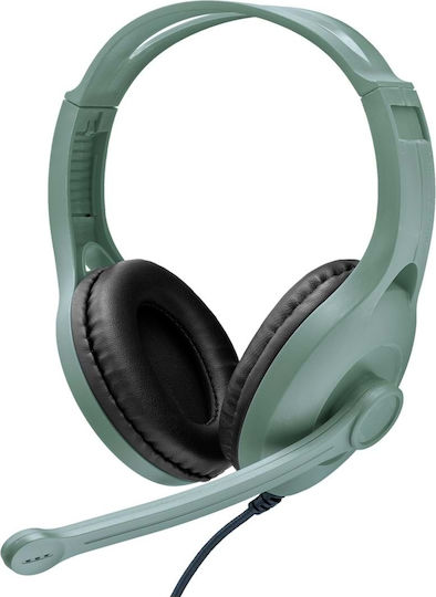 GM038 Over Ear Gaming Headset with Connection 2x3.5mm Green