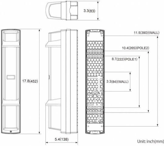 Optex SL-350QΝR Ασύρματος Ανιχνευτής Μονής Δέσμης Εμβέλειας 100m