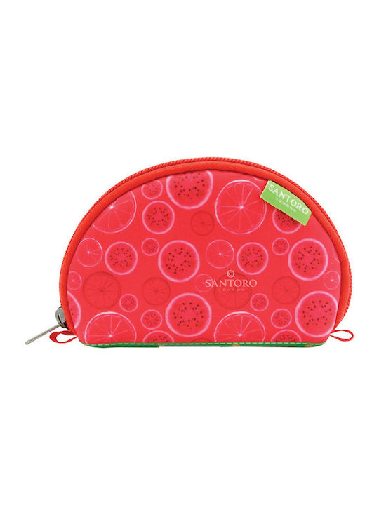 Santoro Fruity Scooty Elephant Kids' Wallet Coin with Zipper for Girl Gray 724EC02