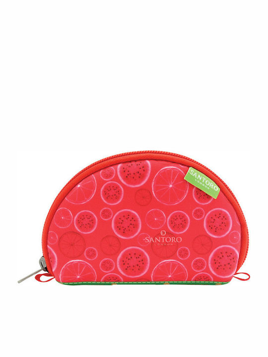 Santoro Fruity Scooty Elephant Παιδικό Πορτοφόλι Κερμάτων με Φερμουάρ Γκρι