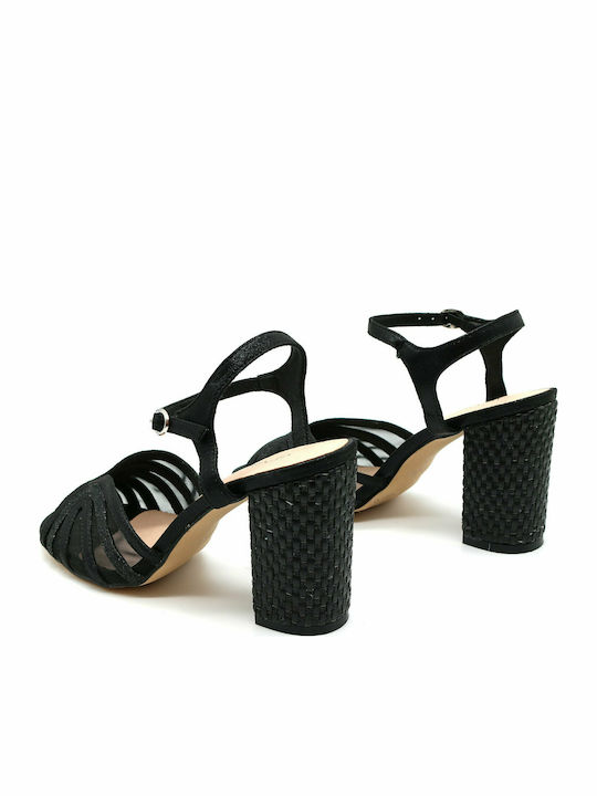 Menbur Damen Sandalen in Schwarz Farbe