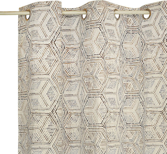 Decocraft Geometric με Τρέσα Γκρί 140x260εκ.