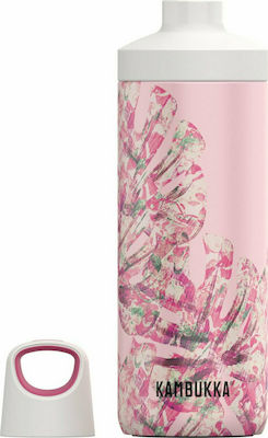 Kambukka Reno Insulated Bottle Thermos Stainless Steel BPA Free Pink 500ml with Loop 11-05010