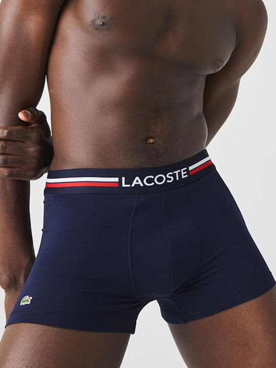 Lacoste Boxeri pentru bărbați Multicolor 3Pachet