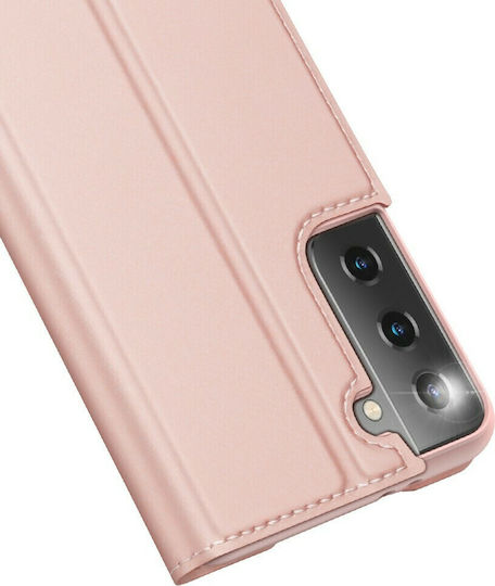 Dux Ducis Skin Pro Book Δερματίνης Ροζ (Galaxy S21+ 5G)