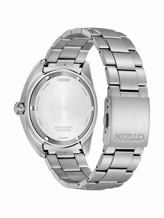 Citizen Eco-Drive Super Titanium Men's Watch 42mm Battery With Silver Steel Bracelet
