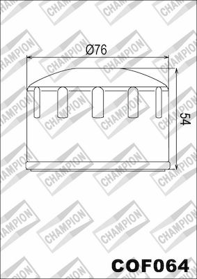 Champion Motorcycle Oil Filter για BMW R1200 RT / R1200 ST / K1600 GT for BMW R 1200