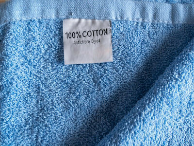 Cozy Cotton Hotel Bathroom Towel 160x80 cm 450gsm Blue