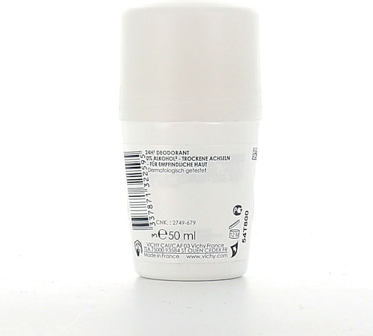 Vichy Dry Touch Αποσμητικό 24h σε Roll-On Χωρίς Αλουμίνιο 50ml