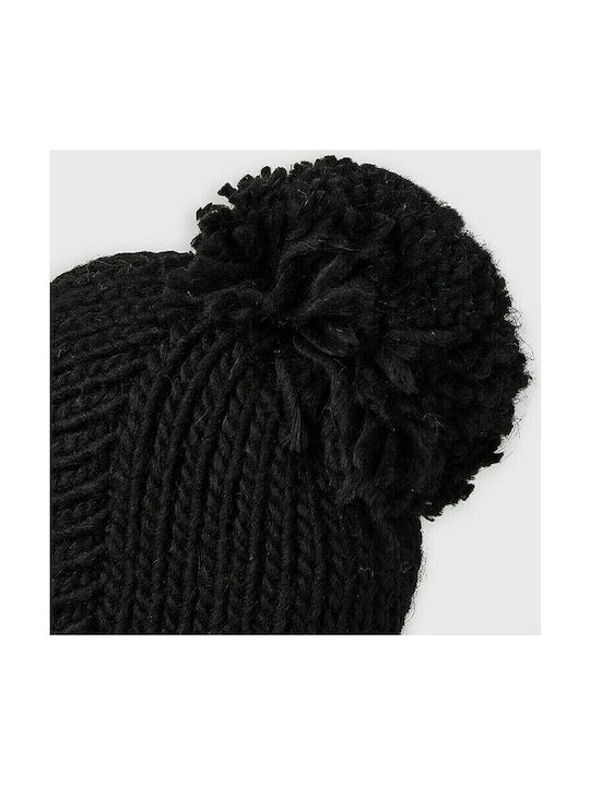 Mayoral Kids Beanie Knitted Black